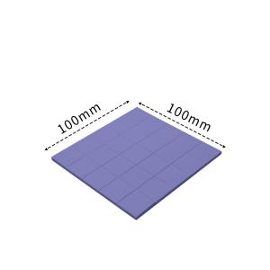 China Rubber Thermal Conductivity Pad Parts High Temperature Silicone Pad ISO9001 on sale