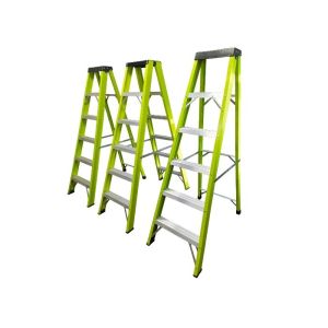 Electric Insulation High Strength Fiberglass Ladders For Multipurpose