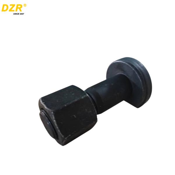 Stainless Steel Excavator Track Bolts Long Lasting For Undercarriage Parts