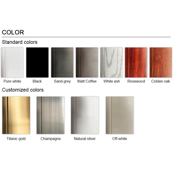 White Aluminum Framed Storm Aluminium Swing Door Exterior Glass Louver Door Designs for Caribbean Villa House