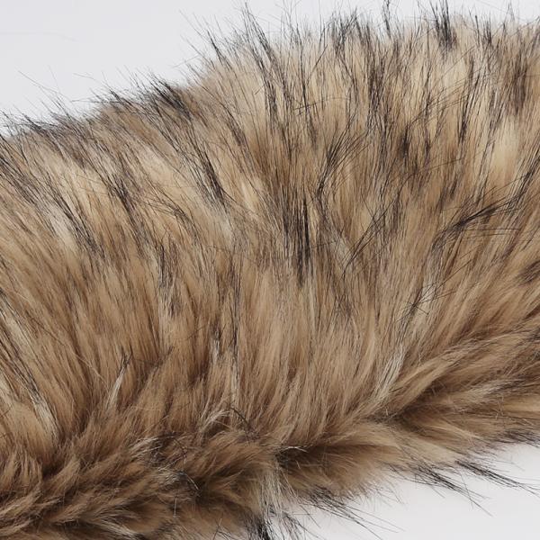 High Pile Faux Fur Collar Description Raccoon Fur For Hood Pattern Printed