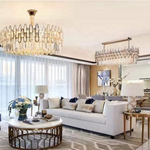 China Luxury Vintage Crystal Home Lighting Indoor Decoration Lamps Chandelier wholesale