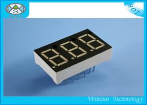 China 3 Digit LED Numeric Display / High Luminous LED Digital Clock Display With 8- 220 Mcd Brightness on sale