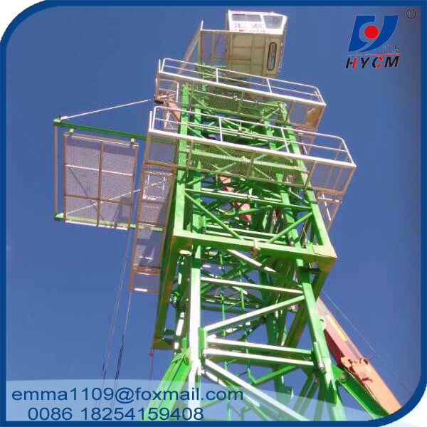 10tons TC5023 Hammer Head Tower Crane 3m Mast Lifting Building Materials