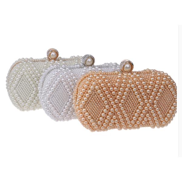 Cross-border new pearl dinner bag European and American lady banquet bag celebrity dress evening bag