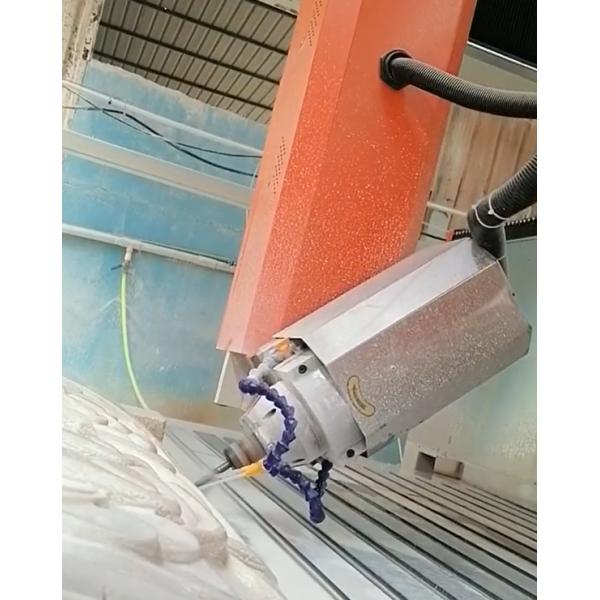 Single Head Swing Head CNC Milling Machine For Arc Curved Surface