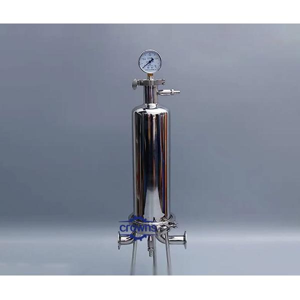 Easy to clean efficient and long-lasting 304 stainless steel filter housing for high purity chemicals filtration