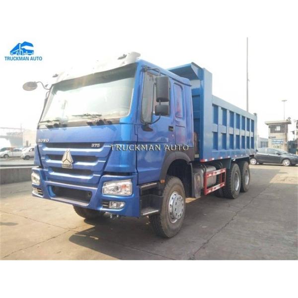 371hp Used Howo Dump Truck Oading Capacity 25-30 Tons With 20m3 New Cargo Box