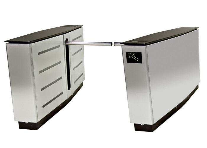 China Luxurious Fingerprint Scanner Biometric Drop Arm Turnstile Barrier Gate wholesale