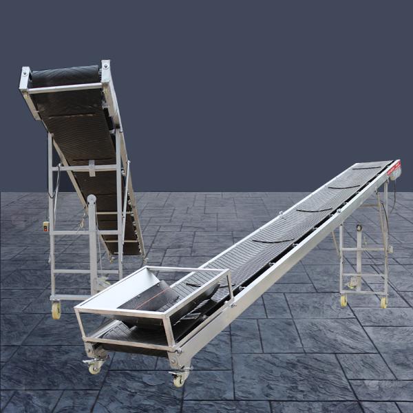 High Quality Folding Industrial Inclined Belt Conveyor Mobile conveyor belts are used in industrial production Loading & Unloading for efficient,