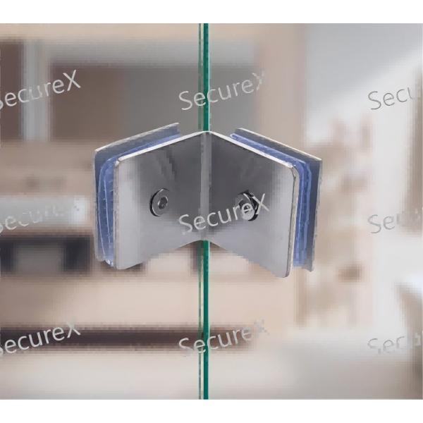 Cast Stainless Steel Glass Shower Door Clamps Corrosion Protection