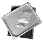 Custom Drilled Aluminum Instrument Enclosure Stone Vibration Grinding Surface