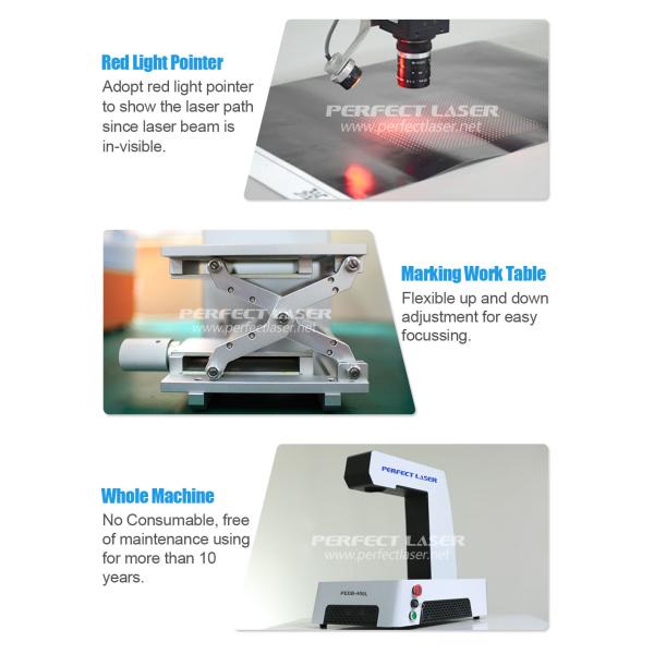 Integrated Metal Steel Fiber Laser Engraving Machine Air Cooled 20w 30w 50w