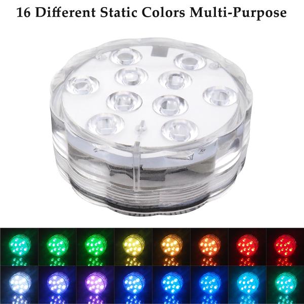 16 Color Submersible LED Lights Aquarium Light