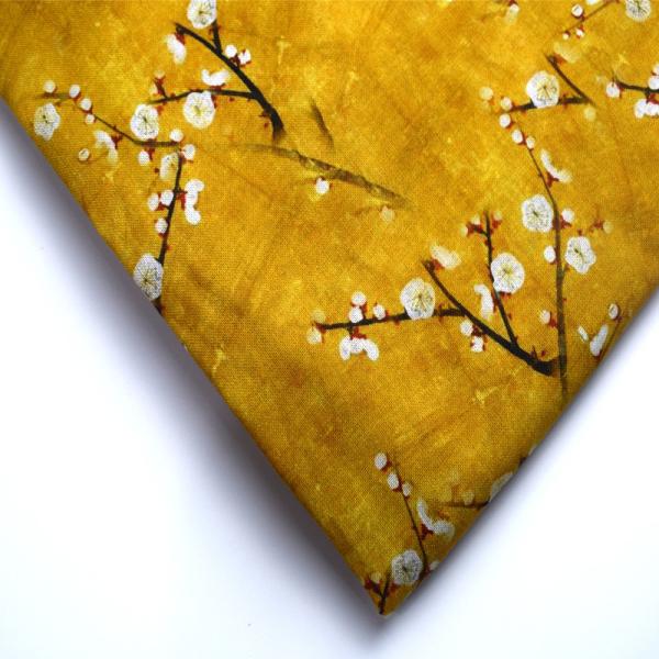 21s*21s Digital Ramie Table Runner Cotton Floral Print Satin Fabric