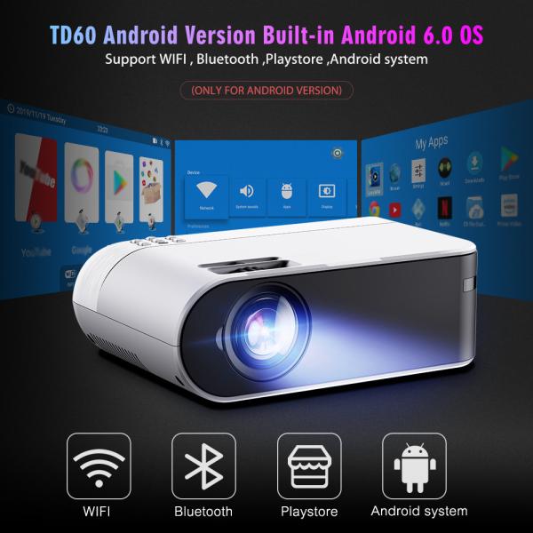 Quality Mini Projector Smart Consumer Electronics WiFi Home Cinema 2400 Lumens For 1080P Video Projector for sale