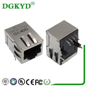 Standard cat 5 RJ45 ethernet connector with magnetic transformer customized