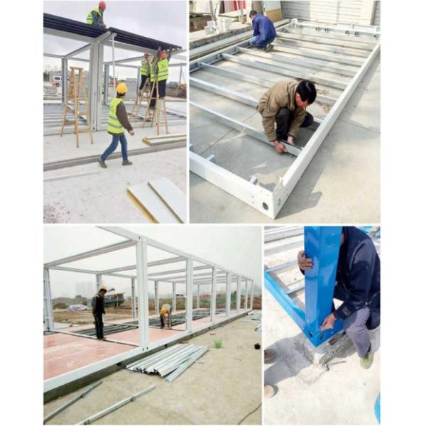 Q355 Q235 Modular Container Buildings for Hotels with Glass Wool Panels