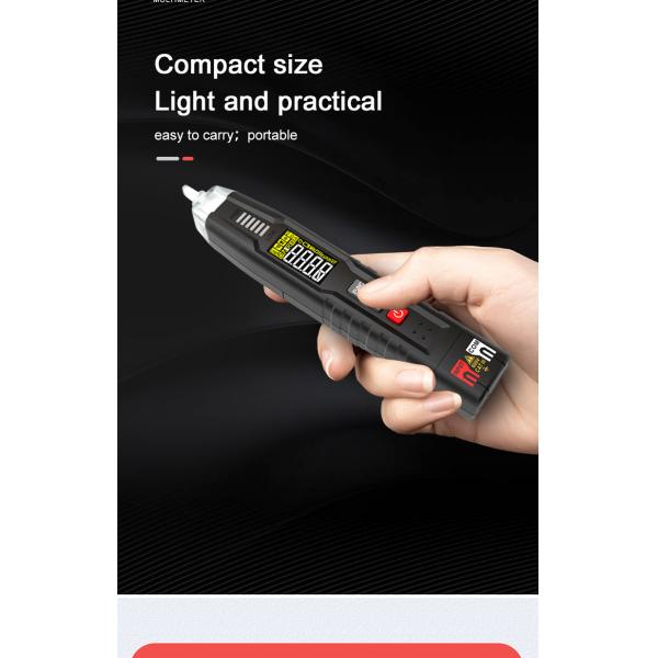 HT122 Digital Pen Type Multimeter DC AC Voltage Tester Smart Multi-meter NCV Phase Sequence Auto Ranging Multimetre
