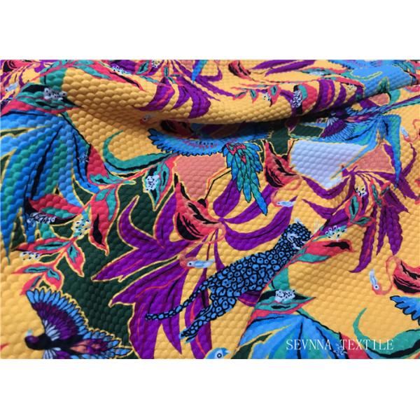 Heaven Print Fashionable Eco Friendly Bathing Suits Fabric 79% Repreve Nylon
