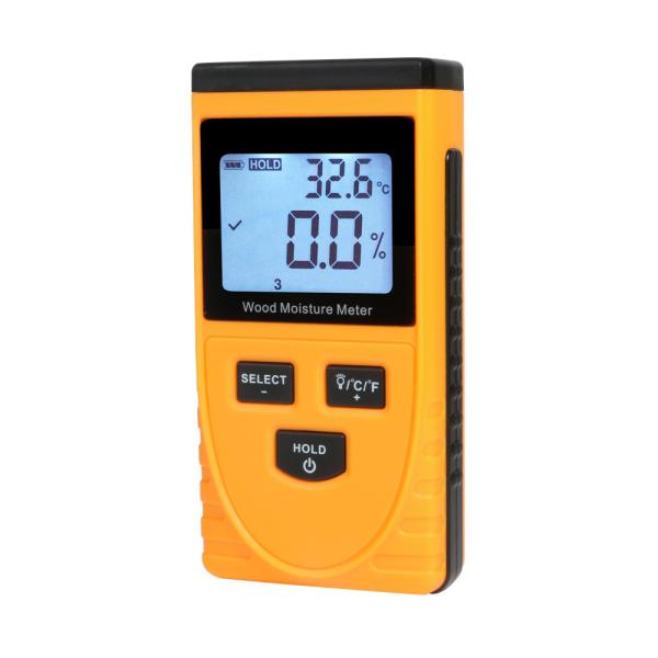 Quality Induction type handheld digital damp moisture meter professional moisture meter best pinless moisture meter for sale