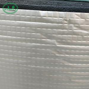 China Back Aluminum Foil 100kg/M3 Foam Rubber Sheet Heat Insulation on sale
