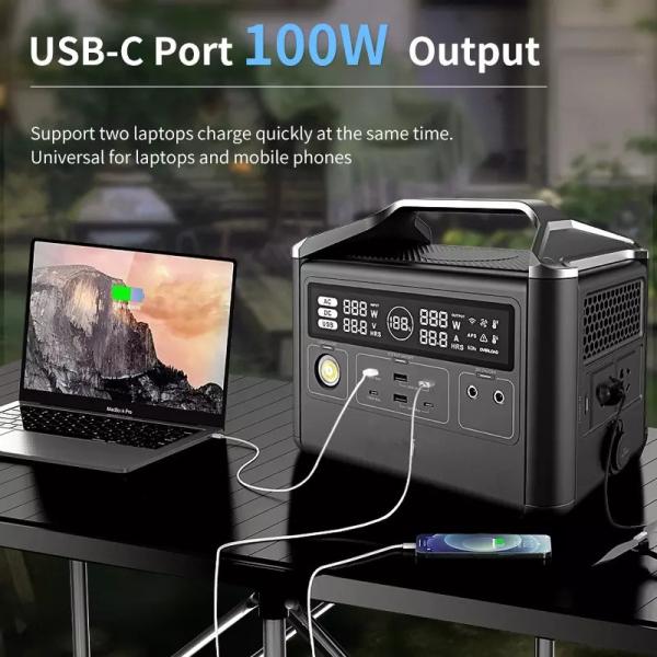 LiFePO4 Lithium Battery Energy Storage Rechargeable OEM ODM 2000W 3000W Solar Charging Generator Portable Power Station