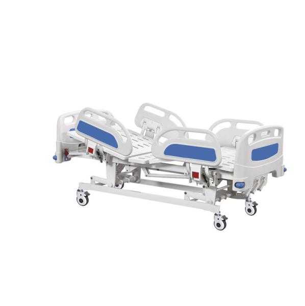 Quality Three Crank Patient Bed Manual Hospital Bed With  Luxurious Central Locking Castors for sale