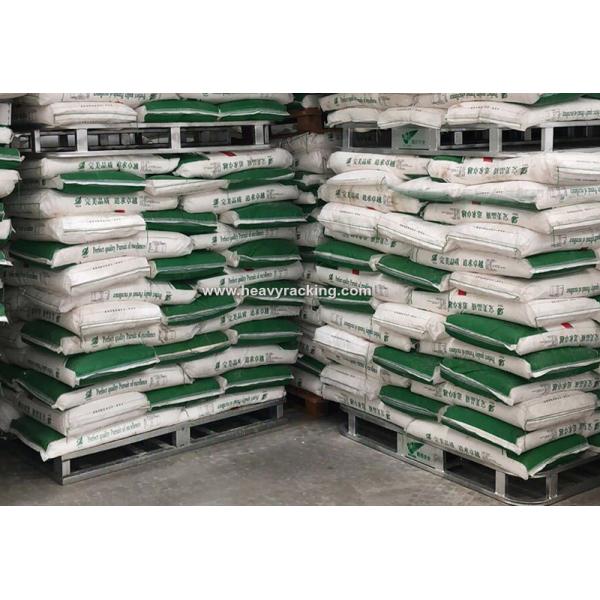 Round Corners Double Deck Steel Pallets Iron Pallet Metal Pallets For Grain