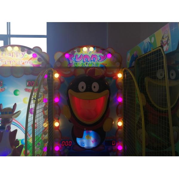 Funny Penguin Paradise Kids Throw Ball Game Amusement Ticket Game Machine For Sale