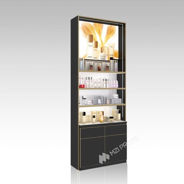 DYaS-VK-6 Skincare Display Cabinet with 60mm Light Box and White Soft Light Strips
