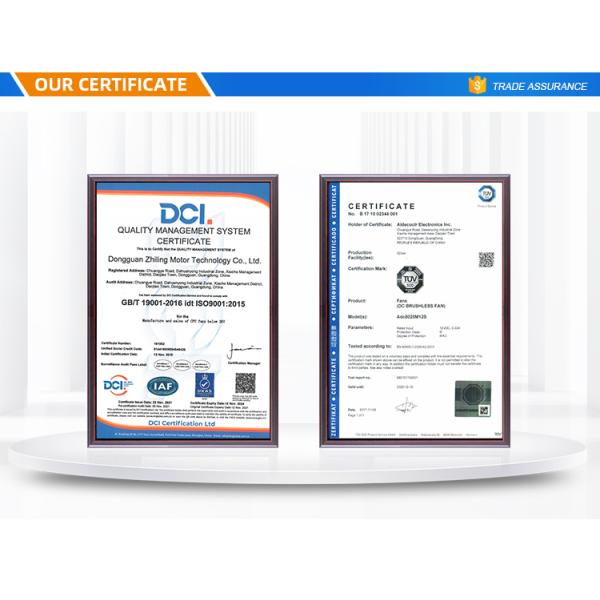 Moistureproof Frameless PC Fans Plastic Material 83x83x25mm 12V