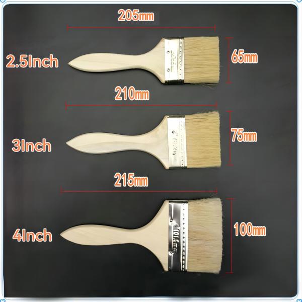 Wood Handle Flat Carving Pen Acrylic Uv Gel Polish Acrylic Brush Set for OEM Support