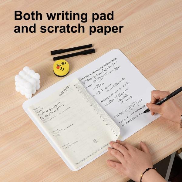 Magnetic Removable Reusable Whiteboard Notebook A4 Dry Erase Board