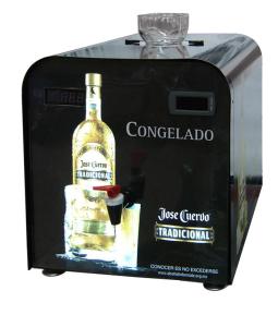 China Single Bottle Shot Chiller Machine 200W With Customized Bottle Size Fitting wholesale