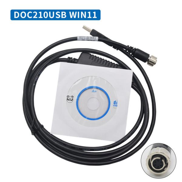 DOC210 EDC139 Data Cable for TOPCON SOKKIA Total Stations ES/OS/PS To PC (Win11) 6 Hole
