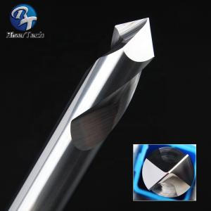 China 2 Flute Carbide Drill Bits Carbide Spot Drill With Chamfering wholesale