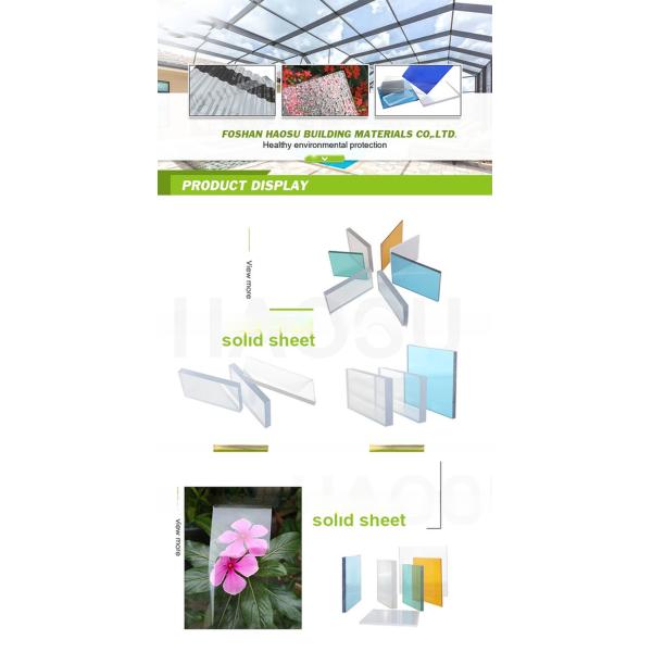 Grinding Polycarbonate Frosted Sheet Perfect For Bathroom Partition In Greenhouse Panels