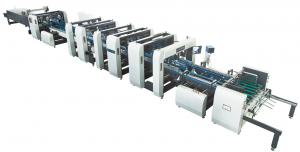 China 1mm-10mm Corrugated Box Folder Gluer Machine 250m/Min High Speed on sale