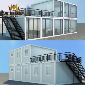 China Prefabricated Sandwich Panel Porta Cabin Construction Office wholesale