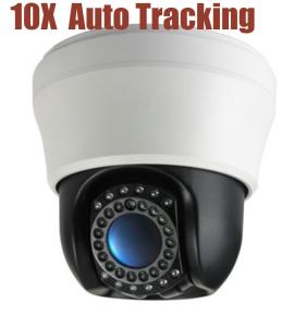 China Sony CCD 700TVL Auto Tracking 30m IR Mini High Speed PTZ Dome Security Camera on sale