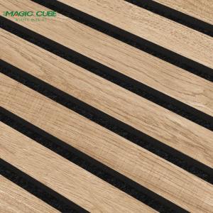 China Office Easy Cleaning Acoustic Wood Panel Wall With Veneer Surface wholesale
