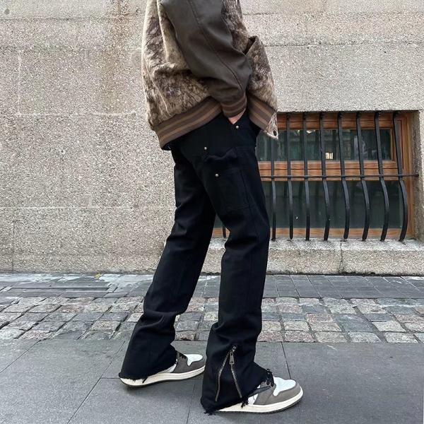 Men Cargo Jogger Pants Cargo Multi Pockets Custom Straight Track Pant Men Khaki Trousers Cargo Pants