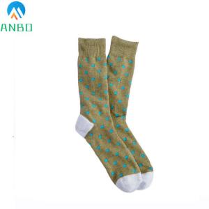 China combed cotton fancy men socks custom logo wholesale