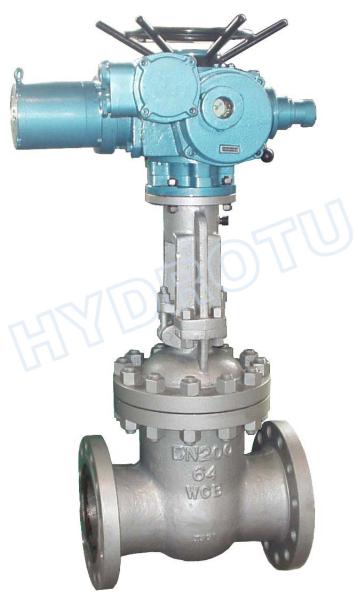 Quality Manual / Electric flanged Gate Valve / Sluice Valves for 0.25 - 6.4 Mpa for sale