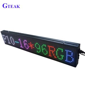 China 10mm Pixel Pitch Customized Full Color RGB LED Display Board Message Sign with High Brightness and 2500cd/sqm Brightness on sale