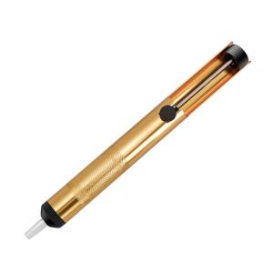 China Gold Desoldering Vacuum Pump / Desoldering Tool For Tin Wire Soldering Green DP018 wholesale