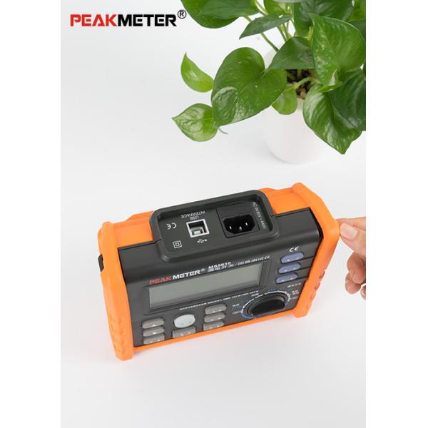 High Performance RCD Loop Tester Multimeter USB Interface High Accuracy