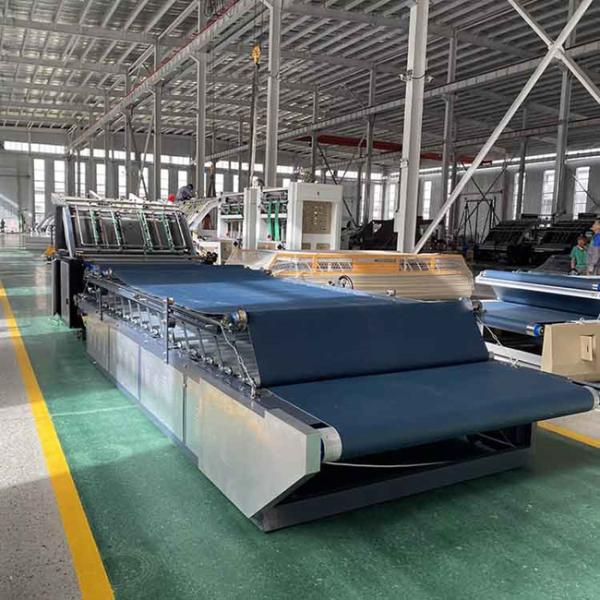High Speed Precision Automatic Flute Laminator 400mm Min Sheet Size