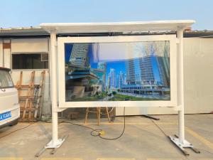 China 65 inch landscape type gas and petrol station waterproof 2500 nits screen advertising lcd outdoor kiosk wholesale